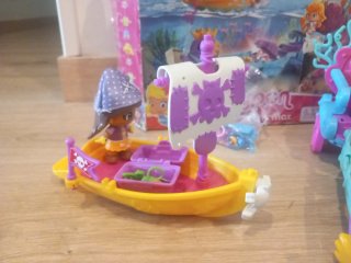 Pinypon Carruaje Sirena y Barco Pirata