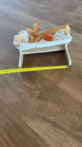 Hamaca para muñeco bebé con estampado