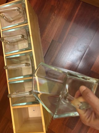 Estantería 5 Jarras Cristal Almacenaje