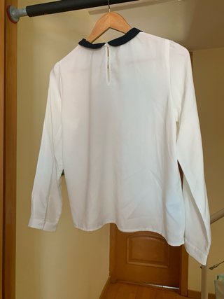 Blusa Mango cuello Peter Pan Talla M