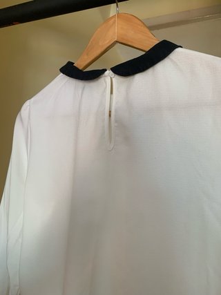 Blusa Mango cuello Peter Pan Talla M
