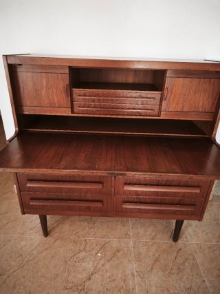Secreter Danés Vintage Teca Mid-Century