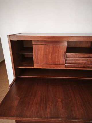 Secreter Danés Vintage Teca Mid-Century