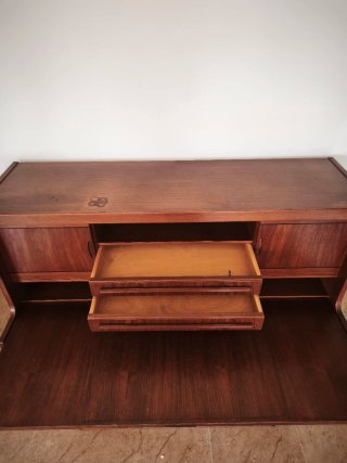 Secreter Danés Vintage Teca Mid-Century