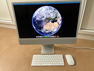 Apple iMac 24 M3 Chip Plata