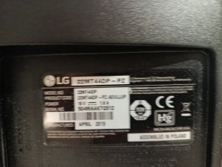 Televisor LG 22 IPS LED Negro