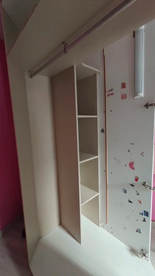 Armario vestidor de esquina