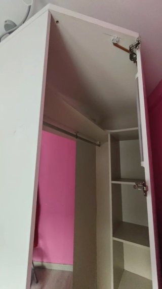 Armario vestidor de esquina