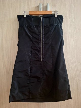 Vestido palabra de honor negro