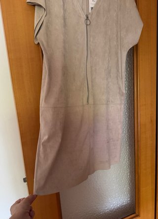 Vestido Mango Beige Talla M