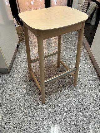 Taburete alto madera abedul Ikea 75cm