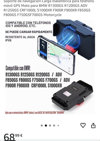Cargador Inalámbrico FOX WOLF Soporte Teléfono