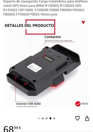 Cargador Inalámbrico FOX WOLF Soporte Teléfono