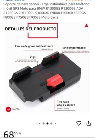 Cargador Inalámbrico FOX WOLF Soporte Teléfono