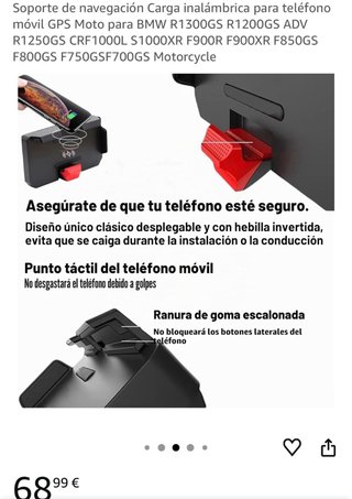 Cargador Inalámbrico FOX WOLF Soporte Teléfono
