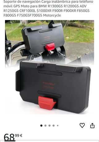 Cargador Inalámbrico FOX WOLF Soporte Teléfono