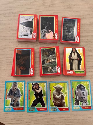 Lote Cartas Star Wars Topps