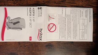 Silla Britax Römer GII-III Modelo KIDFIX II XP SIC