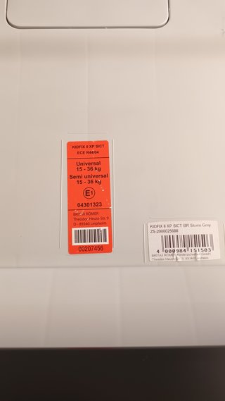 Silla Britax Römer GII-III Modelo KIDFIX II XP SIC