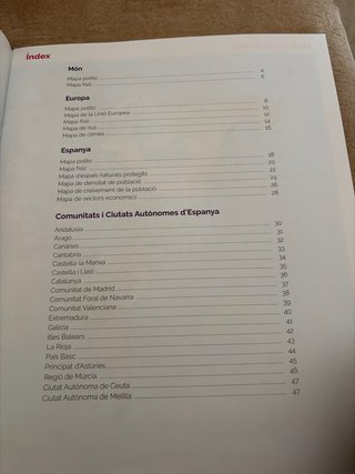 Llibre Geografía d’Espanya, Europa i el món