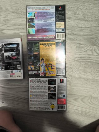 Lote Juegos PS1: Ridge Racer, Ace Combat, Porsche