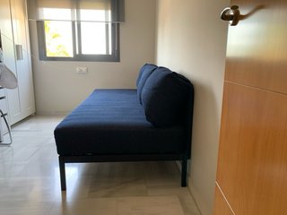 Sofá-cama Ikea Råvaror azul oscuro