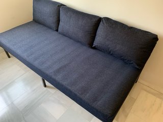 Sofá-cama Ikea Råvaror azul oscuro