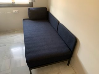 Sofá-cama Ikea Råvaror azul oscuro