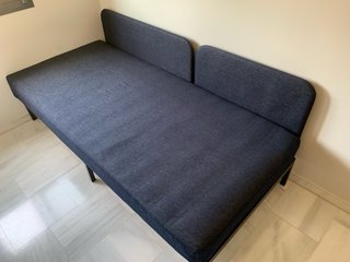 Sofá-cama Ikea Råvaror azul oscuro