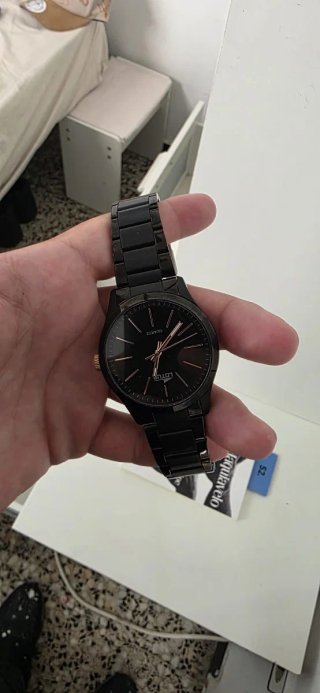 Reloj Lotus Acero Inoxidable Negro/Plata
