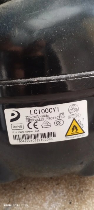 Compresor Nevera Danfoss LC100CY1