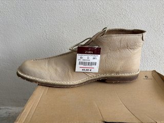 Zapatos Zara Hombre Talla 44 Beige