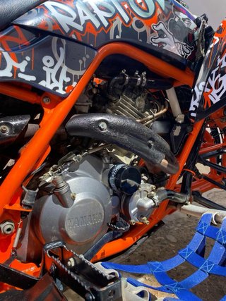 Yamaha Raptor 660 Azul y Rojo
