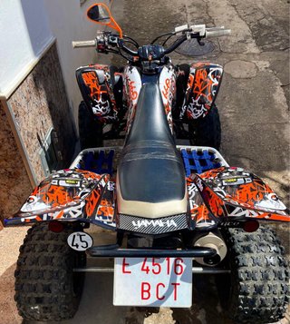 Yamaha Raptor 660 Azul y Rojo