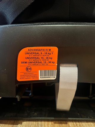Silla coche Britax Römer Advansafix IV 9-36kg