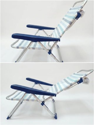 Silla playa plegable / reclinable - Aluminio nuevo