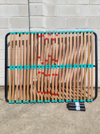 Somier 135cm Madera y Metal