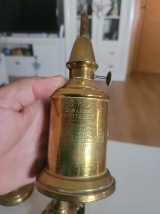 Lampe Pigeon Lámpara Seguridad Francesa