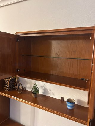 Mueble completo madera salón. Medidas aproximadas