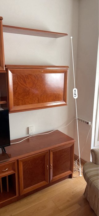 Mueble completo madera salón. Medidas aproximadas