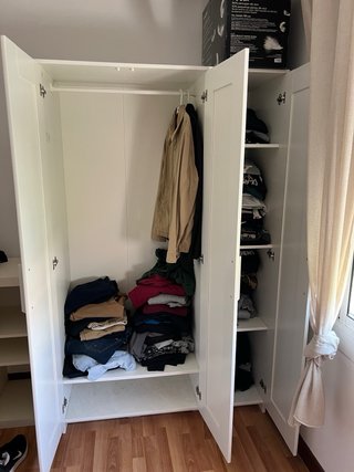 Armario Ikea BRIMNES Blanco 117x50x190