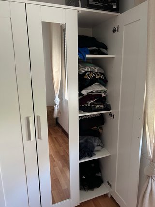 Armario Ikea BRIMNES Blanco 117x50x190