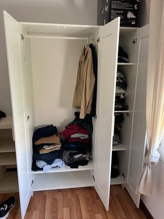 Armario Ikea BRIMNES Blanco 117x50x190
