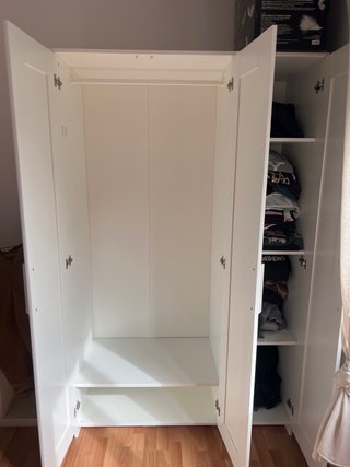 Armario Ikea BRIMNES Blanco 117x50x190