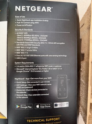 Extensor WiFi Netgear Nighthawk X6S AC3000 Triband