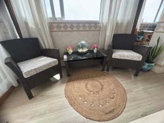 Conjunto terraza: 2 sillas y mesa
