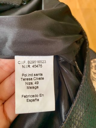 Vestido negro manga larga estampado