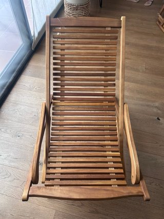 2 Tumbonas de Madera Nuevas