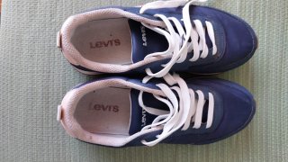 Zapatillas Levi's azules y rosas