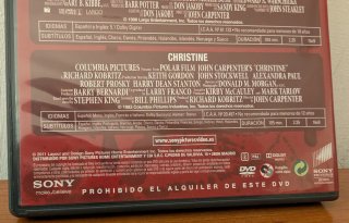 Pack Vampiros / Christine dvd John Carpenter